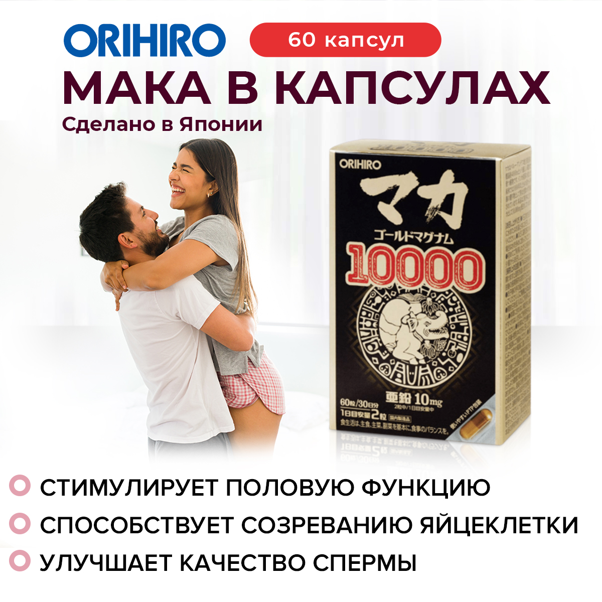 Инфографика Мака в капсулах