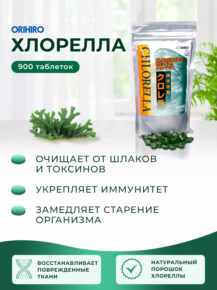 Инфографика Хлорелла
