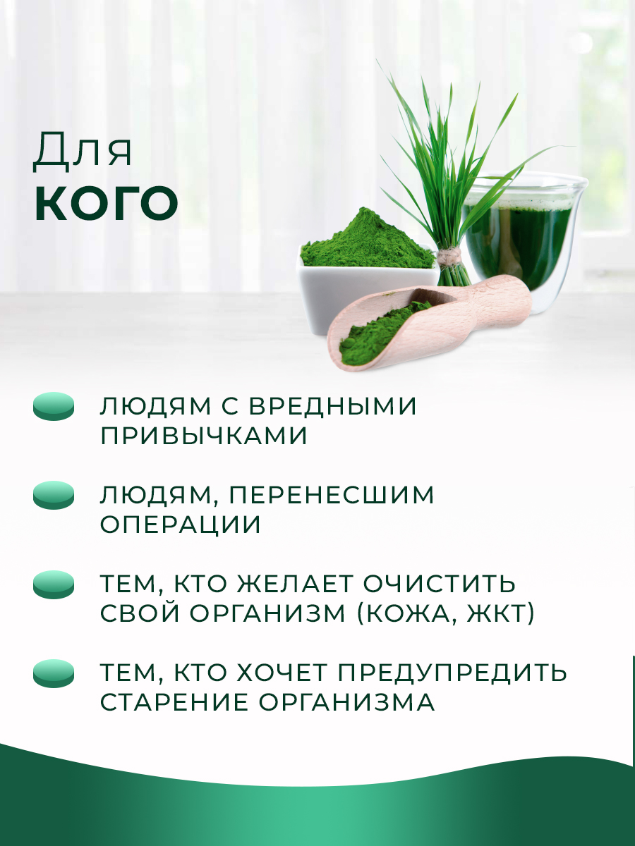 Инфографика Для кого Хлорелла